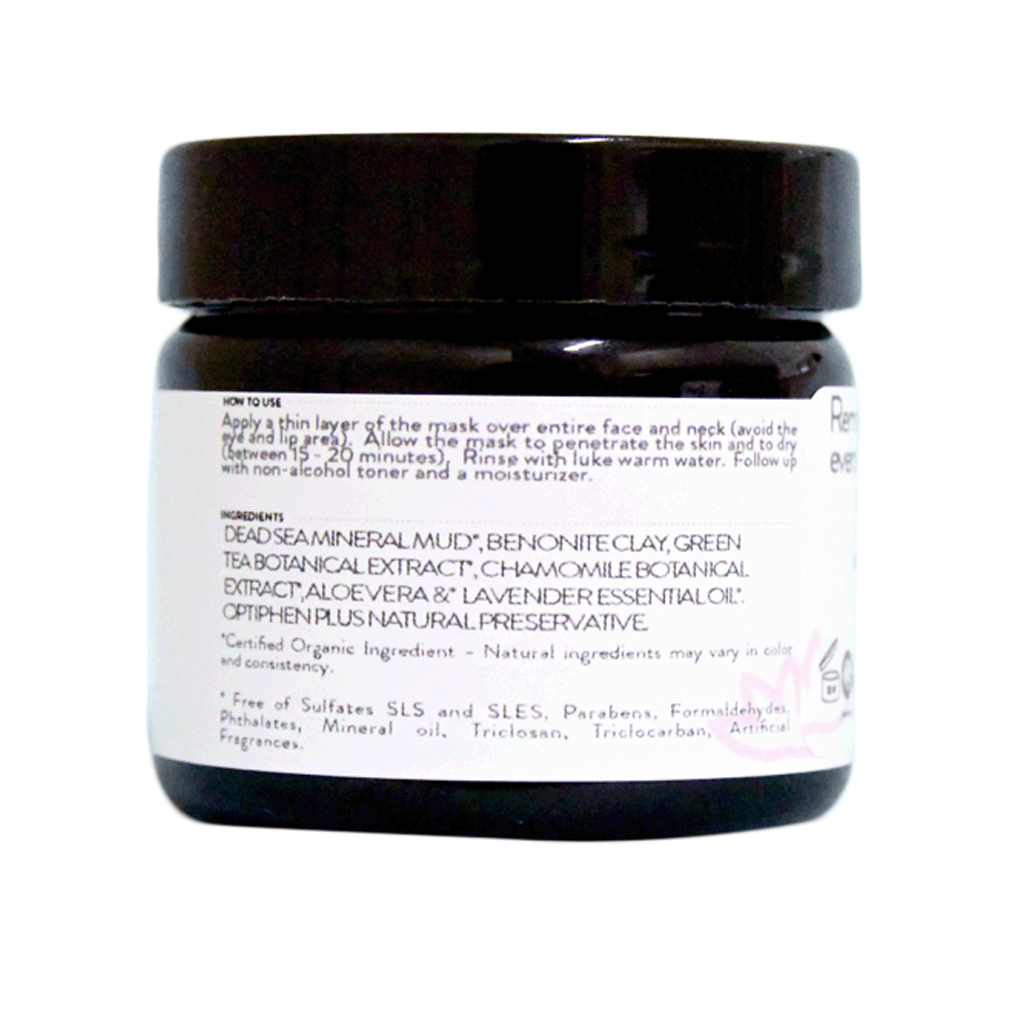 Organic Dead Sea Mud Mask | Aztec Clay -- WILD